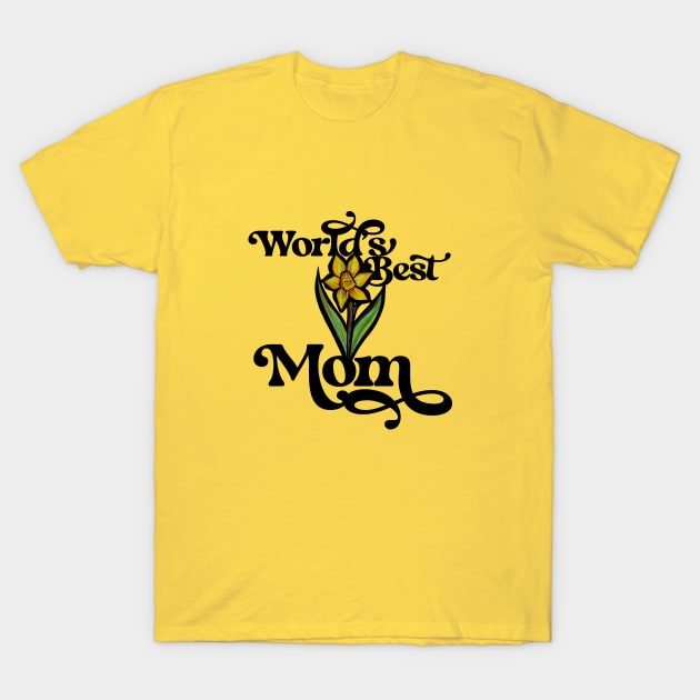 World's Best Mom T-Shirt by bubbsnugg